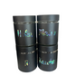 Paua Tea/Coffee Canisters (Set of 4) Black